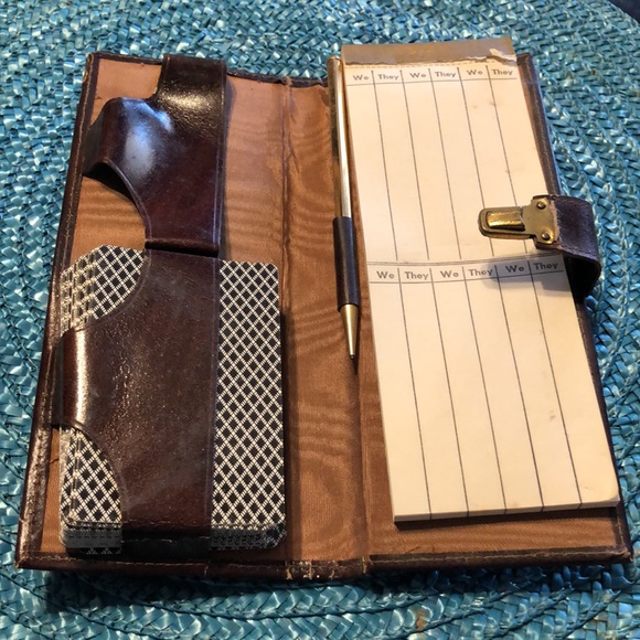 Vintage Zarkin Leather Bridge card holder case - Picture 4 of 5